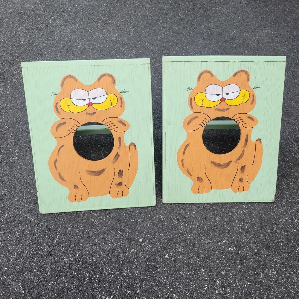 Custom Made Garfield Cornhole Game Boards